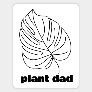 Farmer Dad House Plants Green Thumb Sticker